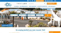 Desktop Screenshot of camping-oreedelocean.com